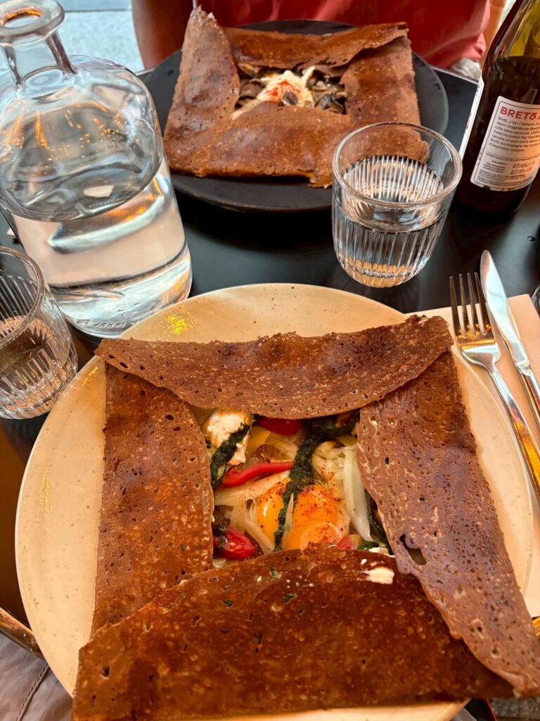 ガレットとシードル